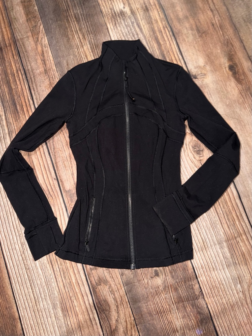 Lululemon Black Full Zip Jacket Women's Size 4